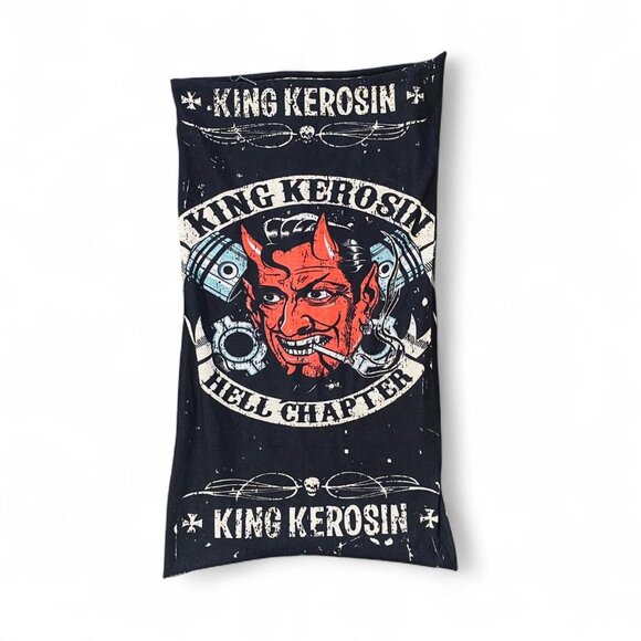 king kerosin red devil biker bandana - Picture 1 of 5